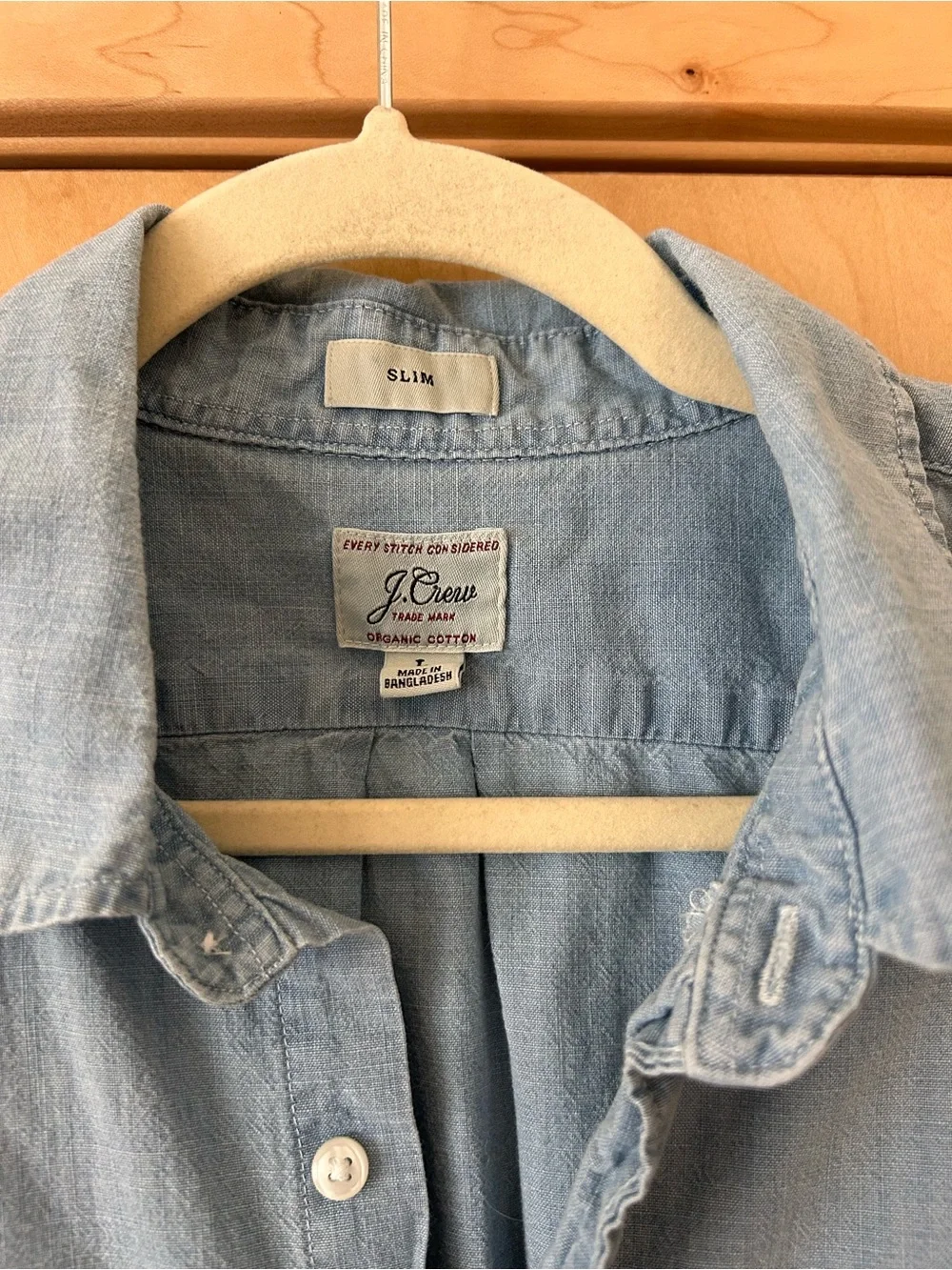 J. Crew Chambray Shirt - L